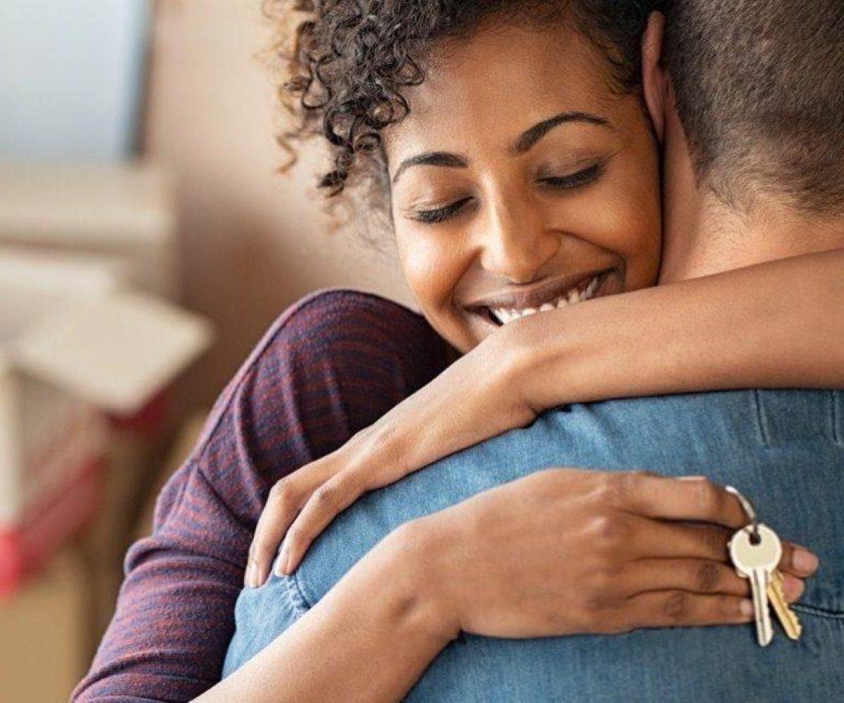 young couple new home